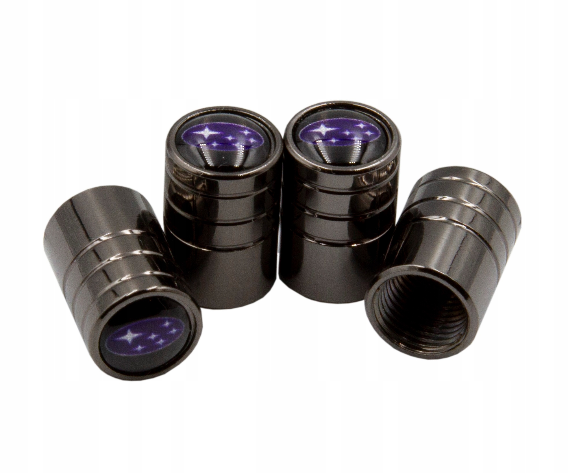 

Nakrętki na wentyle Kapturki Subaru Czarny Chrom