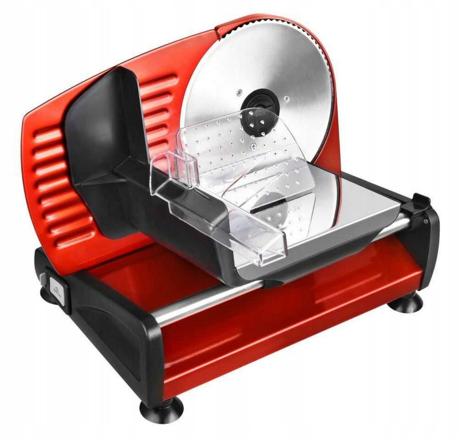 Exihand Kovový kráječ Kalorik As 1003 Rd se 2 noži, 150W, červená metalíza