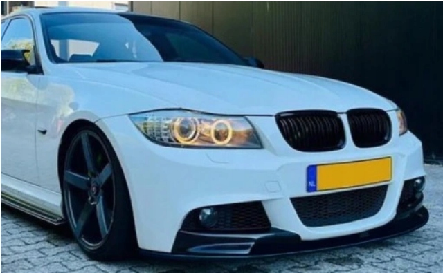 Dokładka zderzaka CZARNY POŁYSK dla BMW E90 E91 2009-2012 M PAKIET Producent części Inny