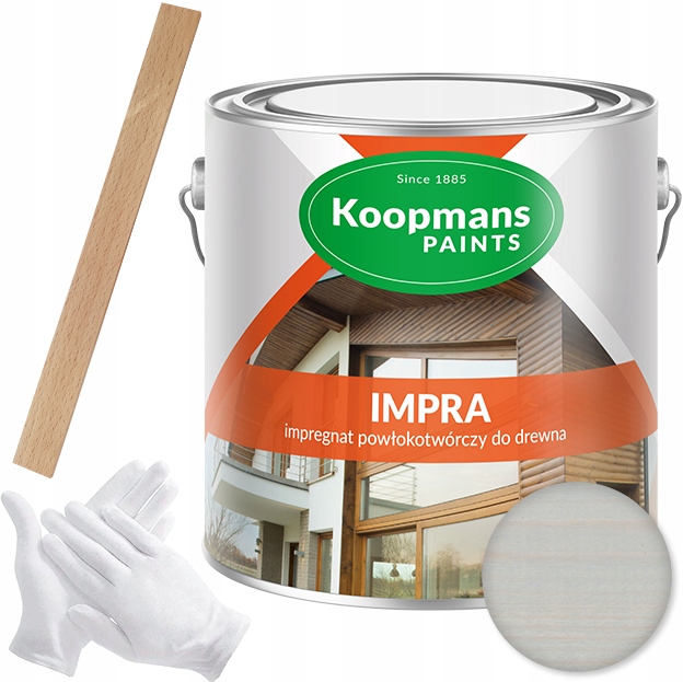 Impregnat do drewna Koopmans Impra 2,5l 030 szary paryski