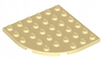 

Lego 6003 płytka zaokrąglona 6x6 piaskowy 1 szt N