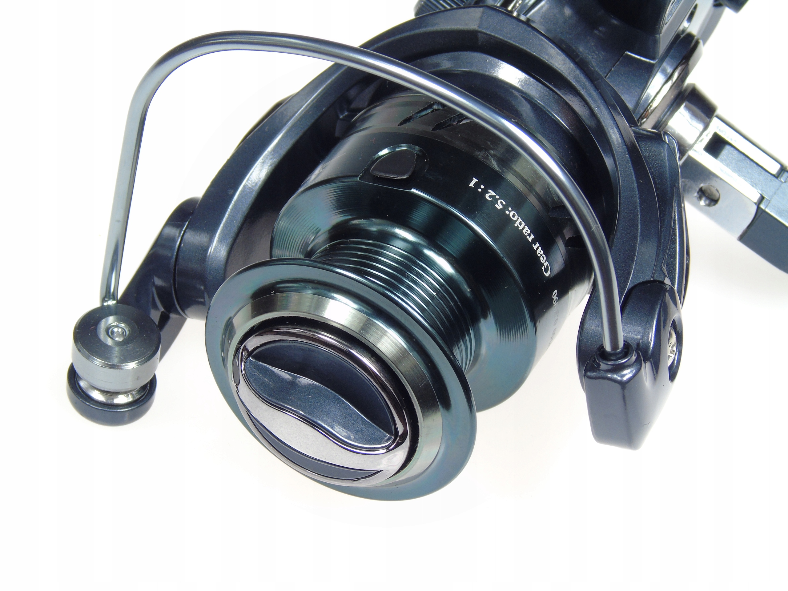 KOŁOWROTEK WOLNY BIEG GRUNT 3000 K GRAPHITE FEEDER KARP KARPIOWY Hamulec przedni