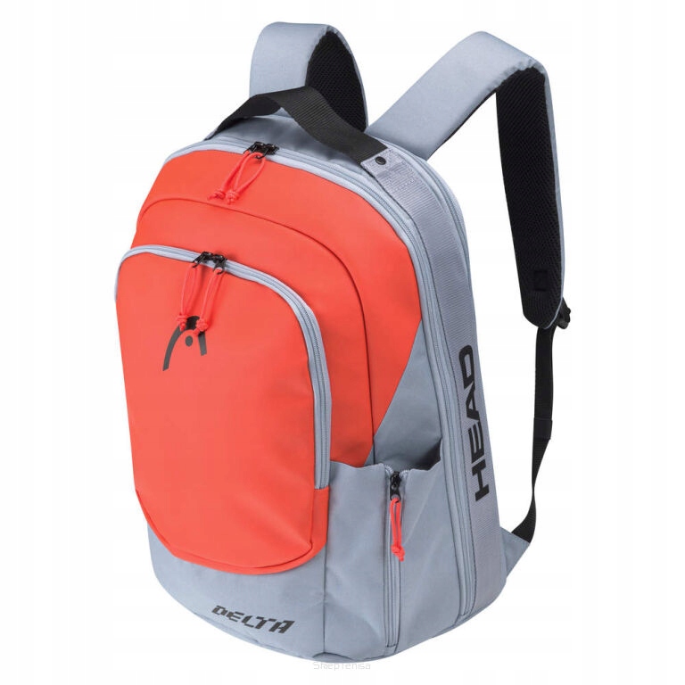 Plecak tenisowy Head Delta Backpack grey/orange