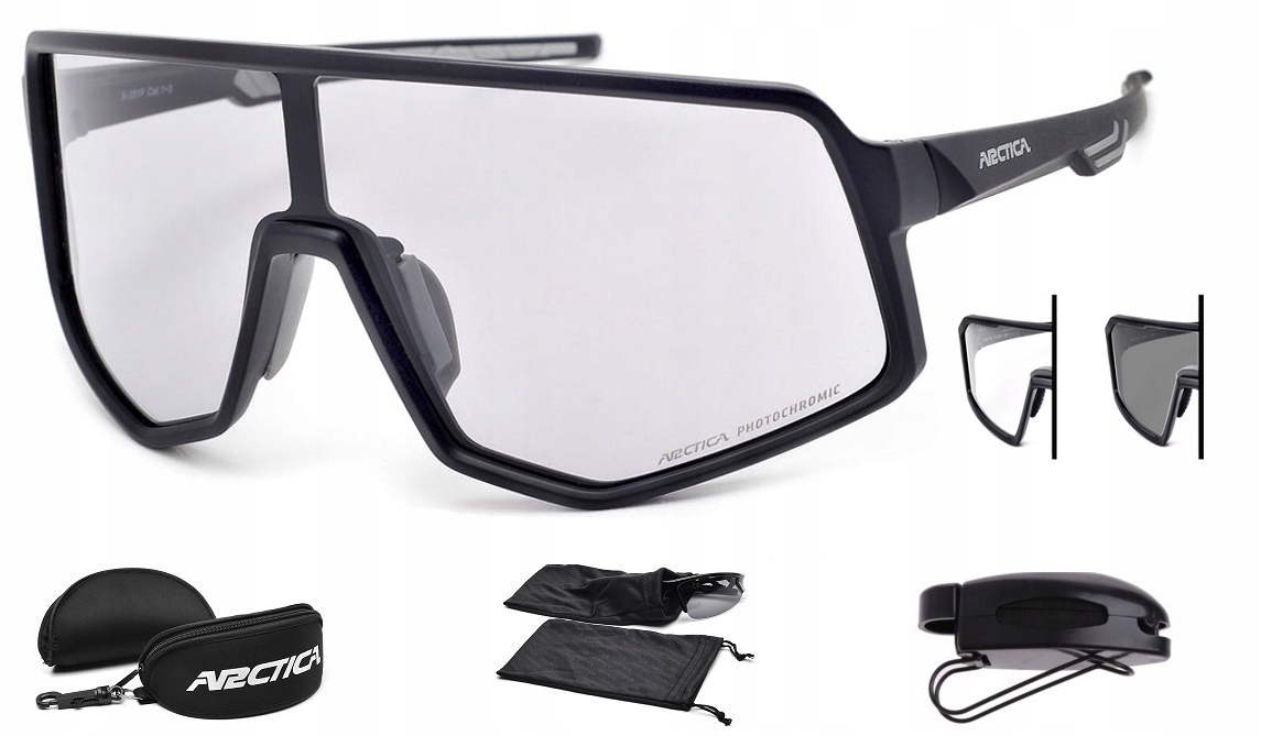 OKULARY MONOLENS ARCTICA S-331FP FOTOCHROM POLARYZACJA + GRATISY