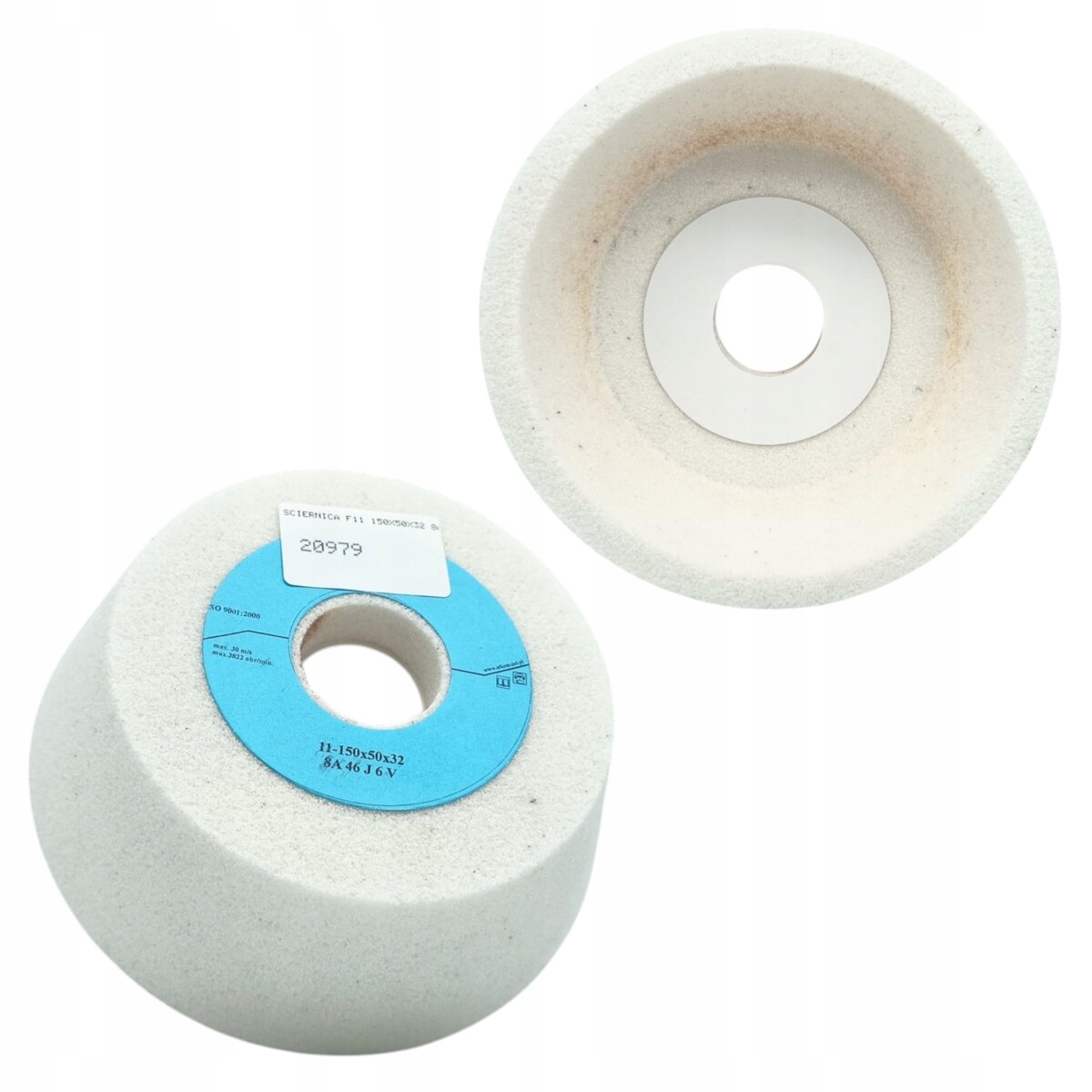 Kamień szlifierski ściernica garnkowa 150x50x32 8A 46J 6V Arkom