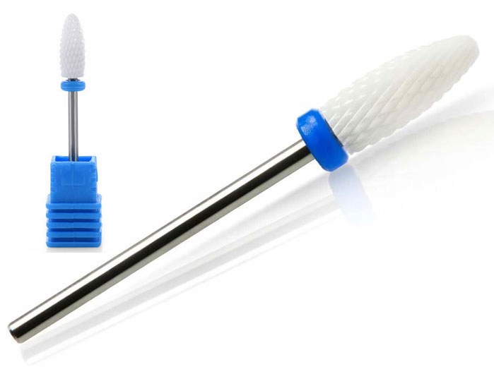 Frez Ceramiczny STOŻEK medium hybryda żel akryl