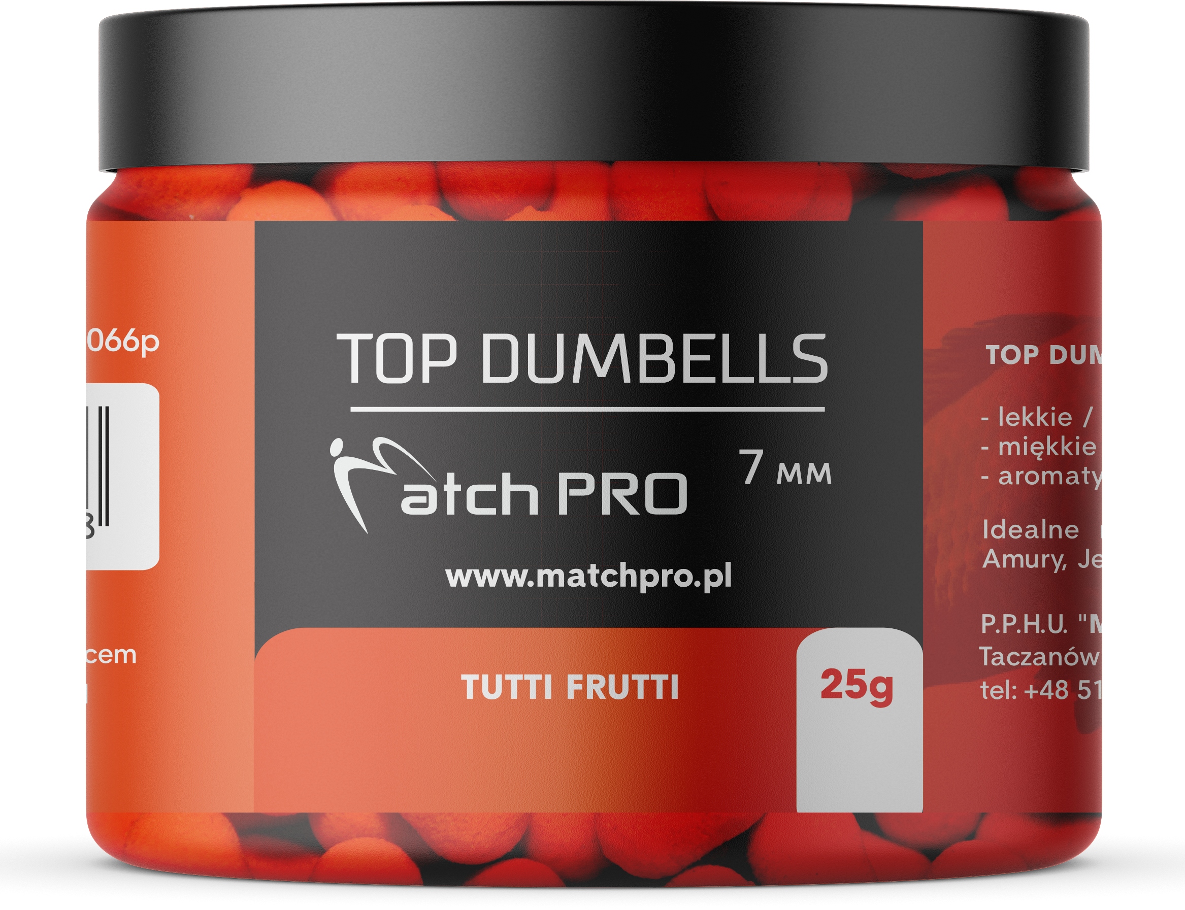 MatchPRO PRZYNĘTA TOP DUMBELLS TUTTI FRUTTI 7mm 25g