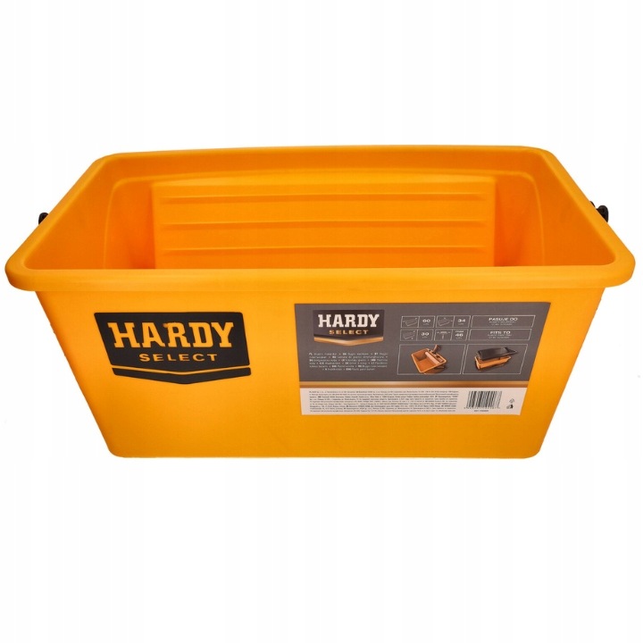 Hardy Select malířský kbelík obdélníkový 34 x 60 cm, žlutý
