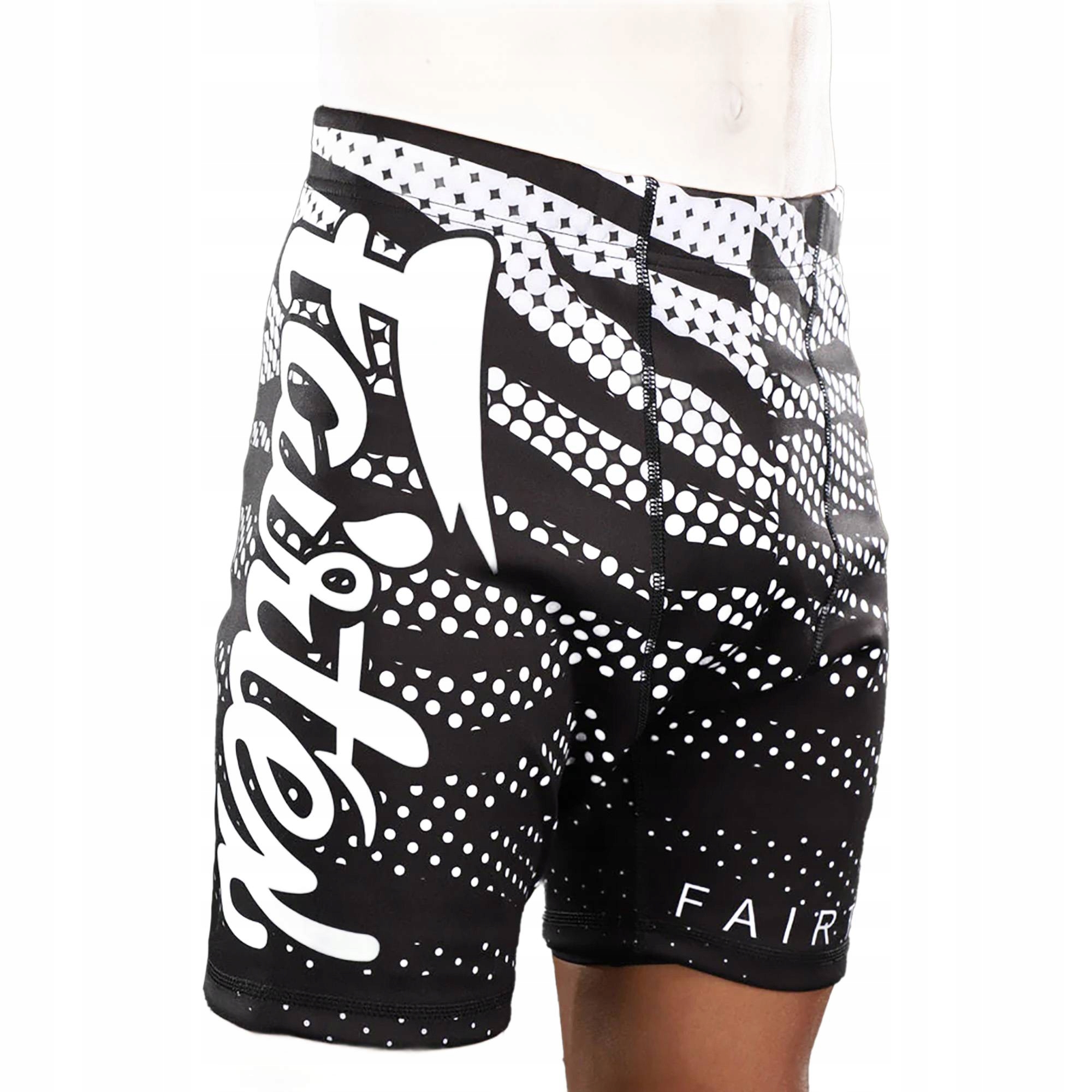 Kraťasy Fairtex Vale Tudo CP10 black/white M