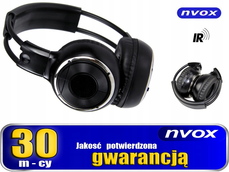 Słuchawki bezprzewodowe na podczerwień NVOX Marka inna