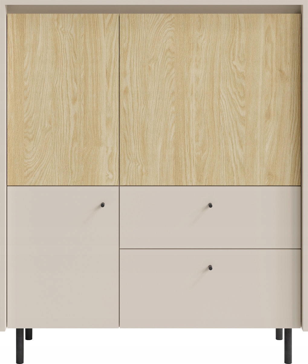 Komoda Nuvola 103,5 cm do obývacího pokoje, ložnice, odstíny béžové