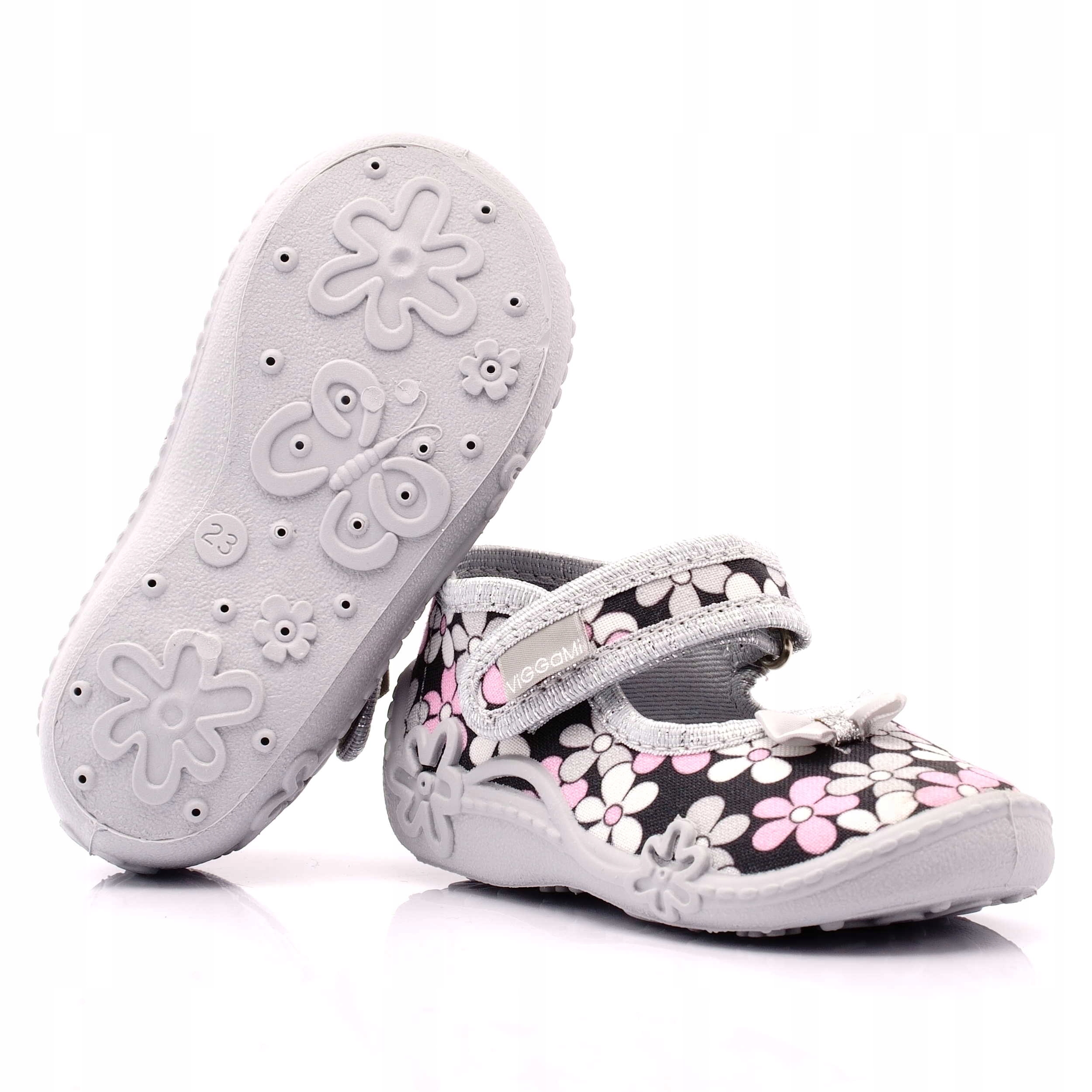 VIGGAMI KAPCIE BUTY DZIEWCZĘCE ZOSIA KWIATKI 25 Dodatkowe informacje Znak Zdrowa Stopa Sztywny zapiętek