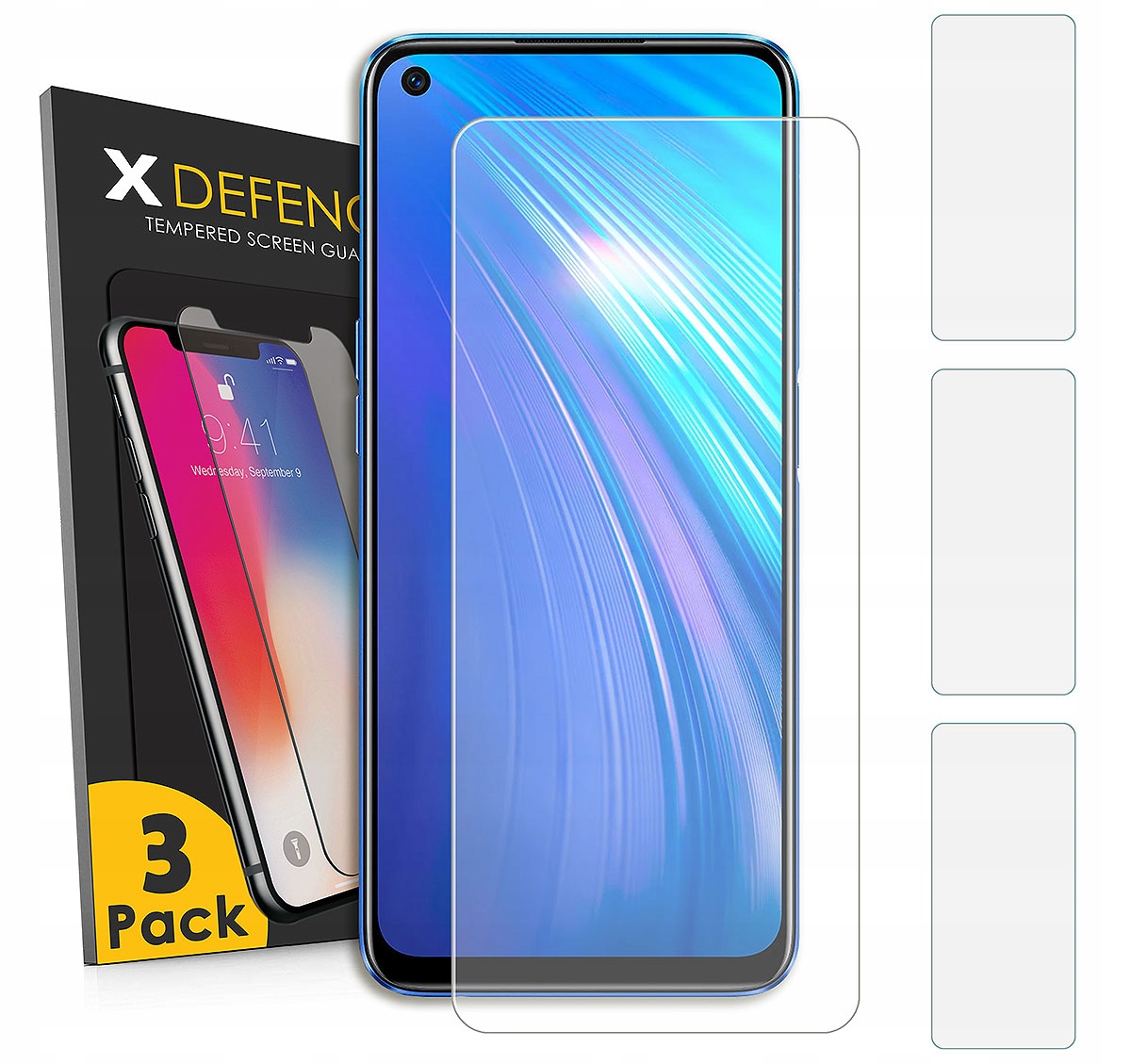 

3w1 Najlepsze Szkło Do Realme 6