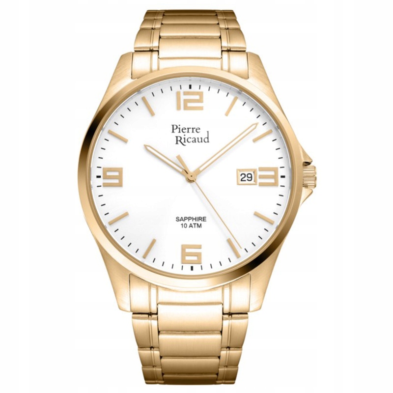 Pánské Hodinky Pierre Ricaud P91076.1153Q zlaté