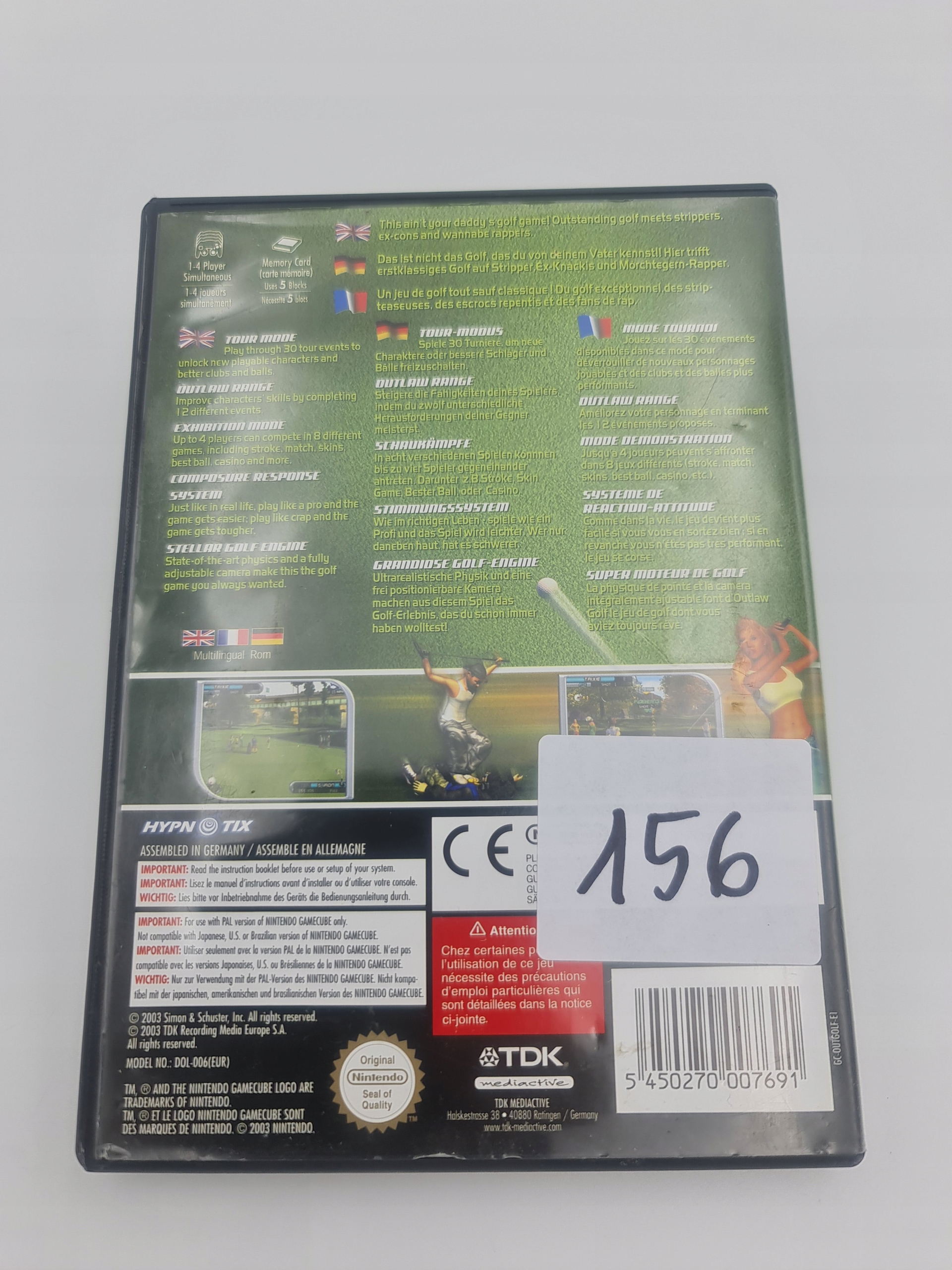 NINTENDO GAMECUBE OUTLAW GOLF Producent Nintendo