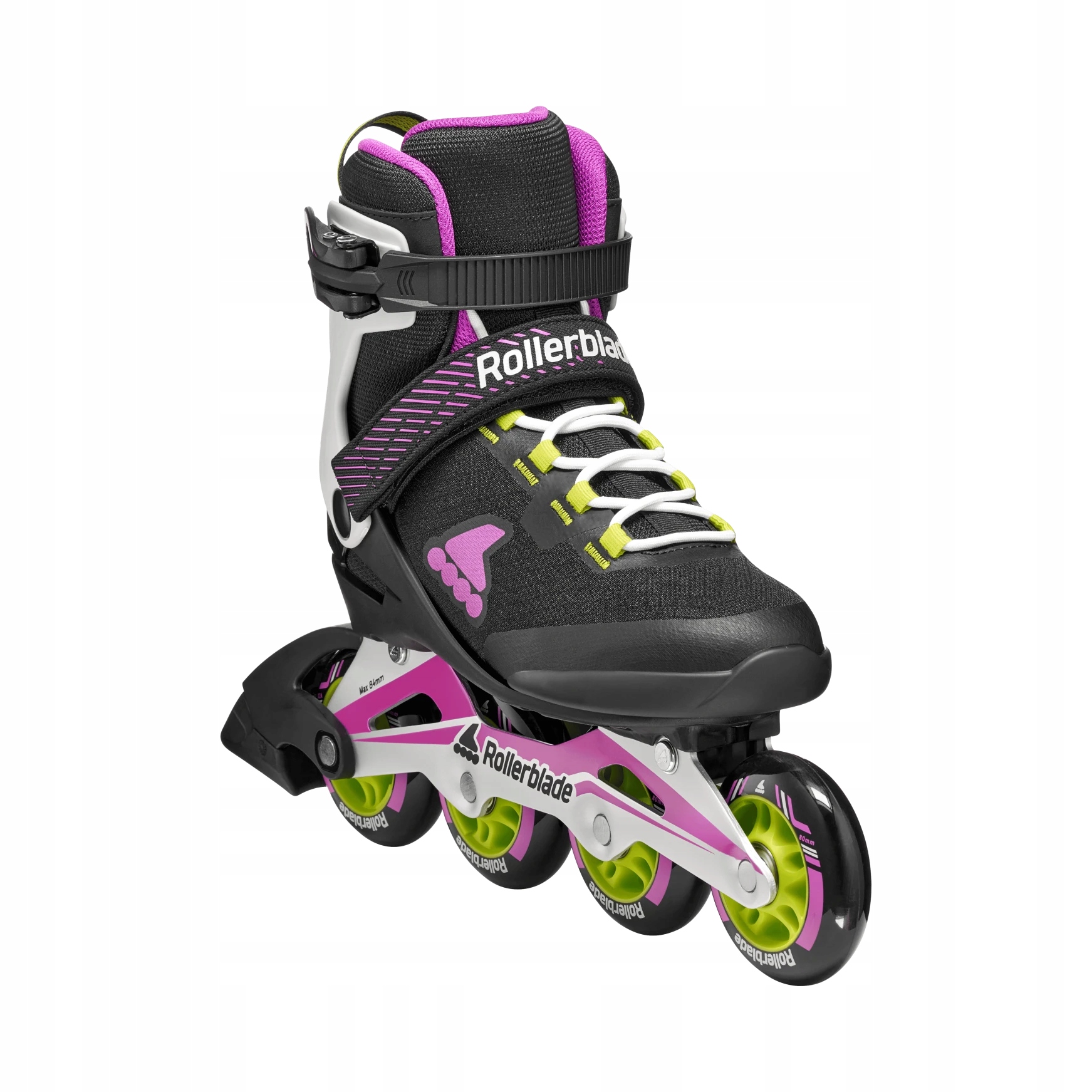 Rollerblade Macroblade 80 W Black/Dark Fuchsia Damskie łyżworolki