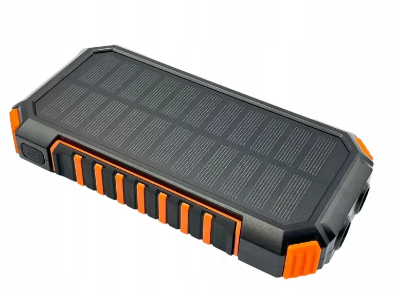Powerbank Solarny 26800 mAh Ładowarka Indukcyjna Latarka 3porty Usb Camping