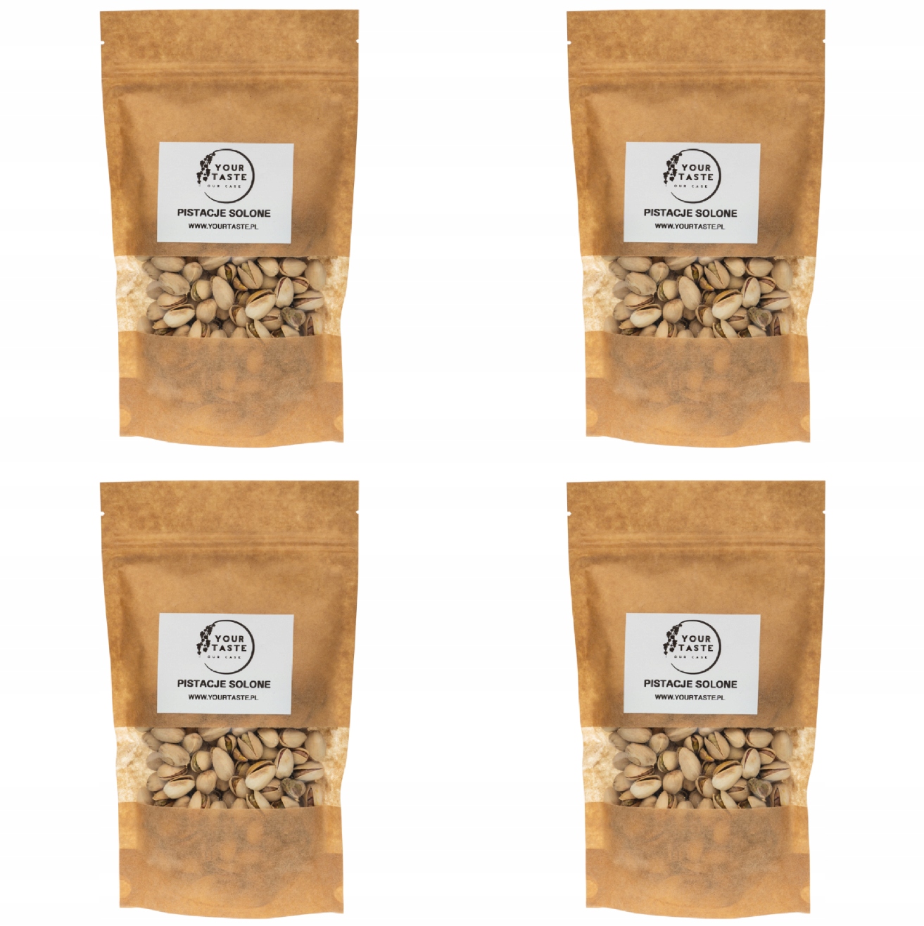 Levně Sada Your Taste 4x Pistácie solené 500g