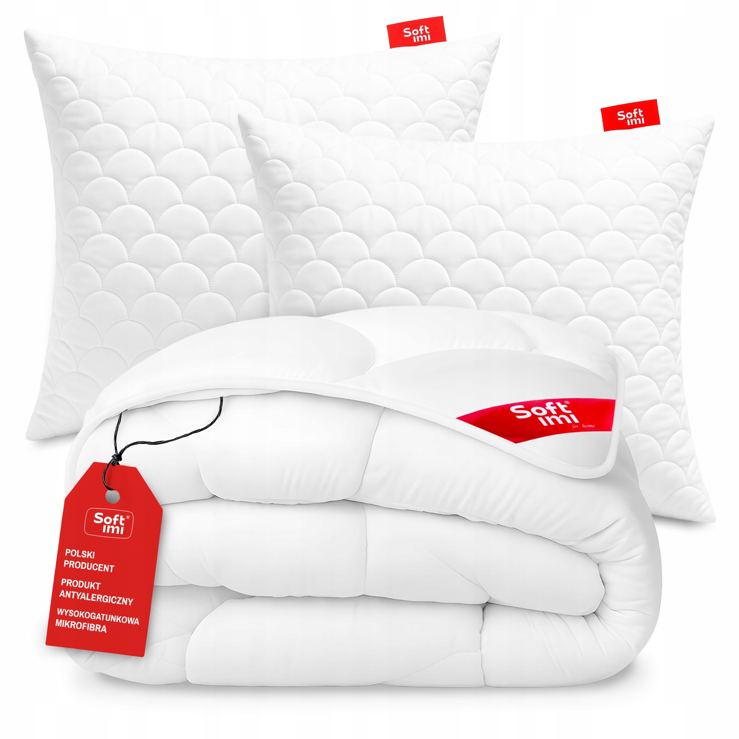 Celoroční Přikrývka 160X200 Antialergická 2 Polštáře 50X70 Set z Polska