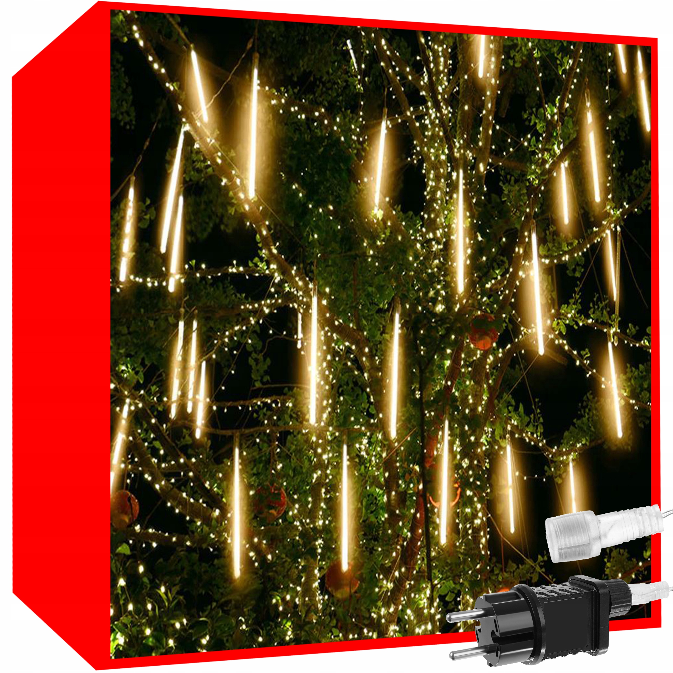 

Lampki Led Meteory Padający Śnieg Sople 50cm IP44