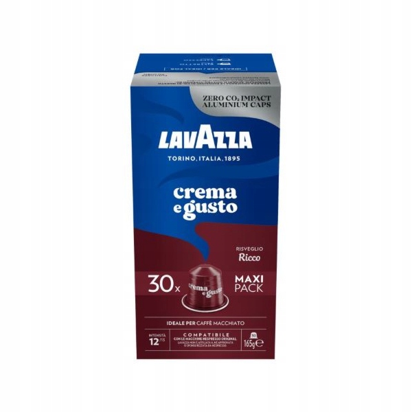 Levně Lavazza Crema e Gusto Ricco 30 hliníkových kapslí pro Nespresso