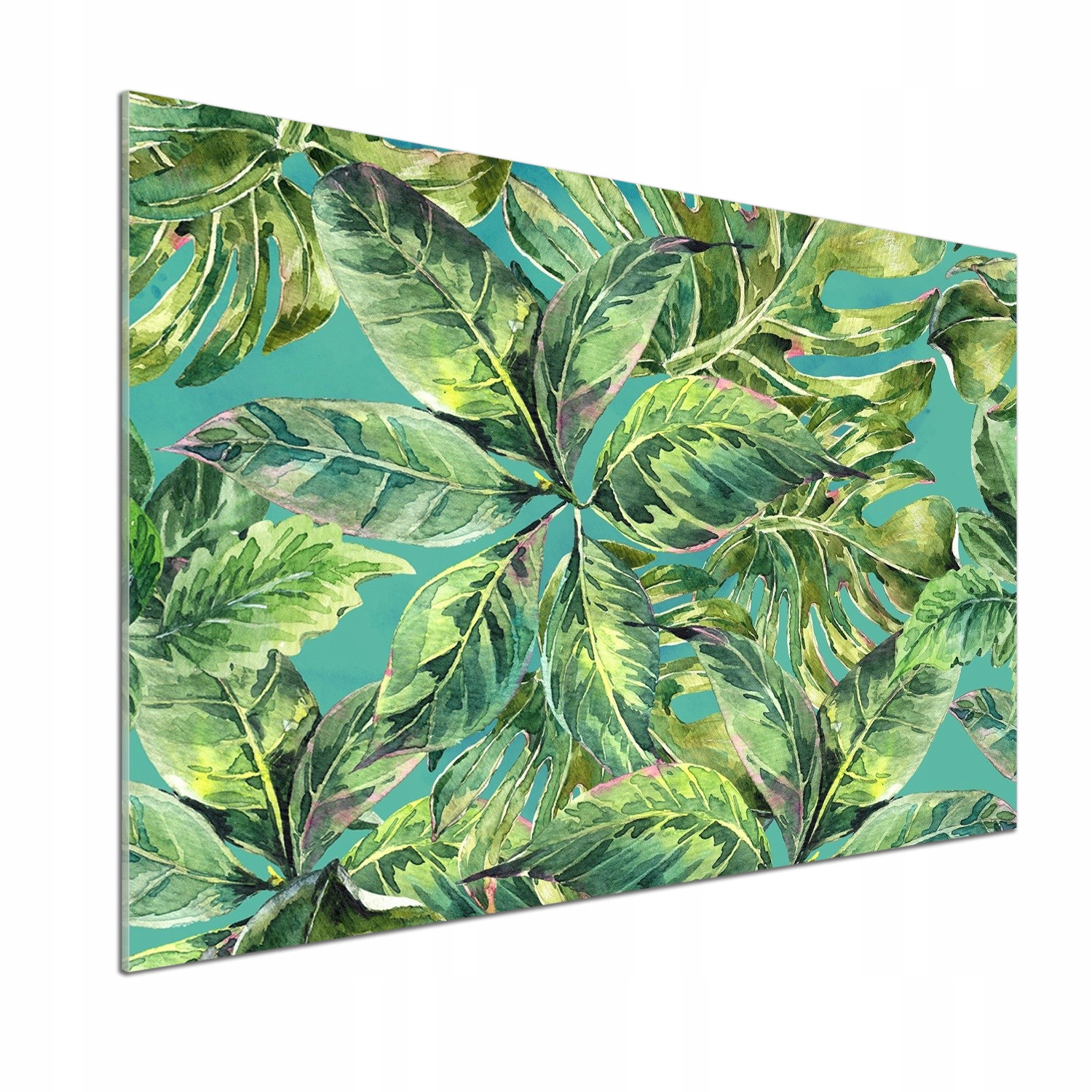 Panel do kuchyne Tropické listy 100 x 70 cm Lepidlo