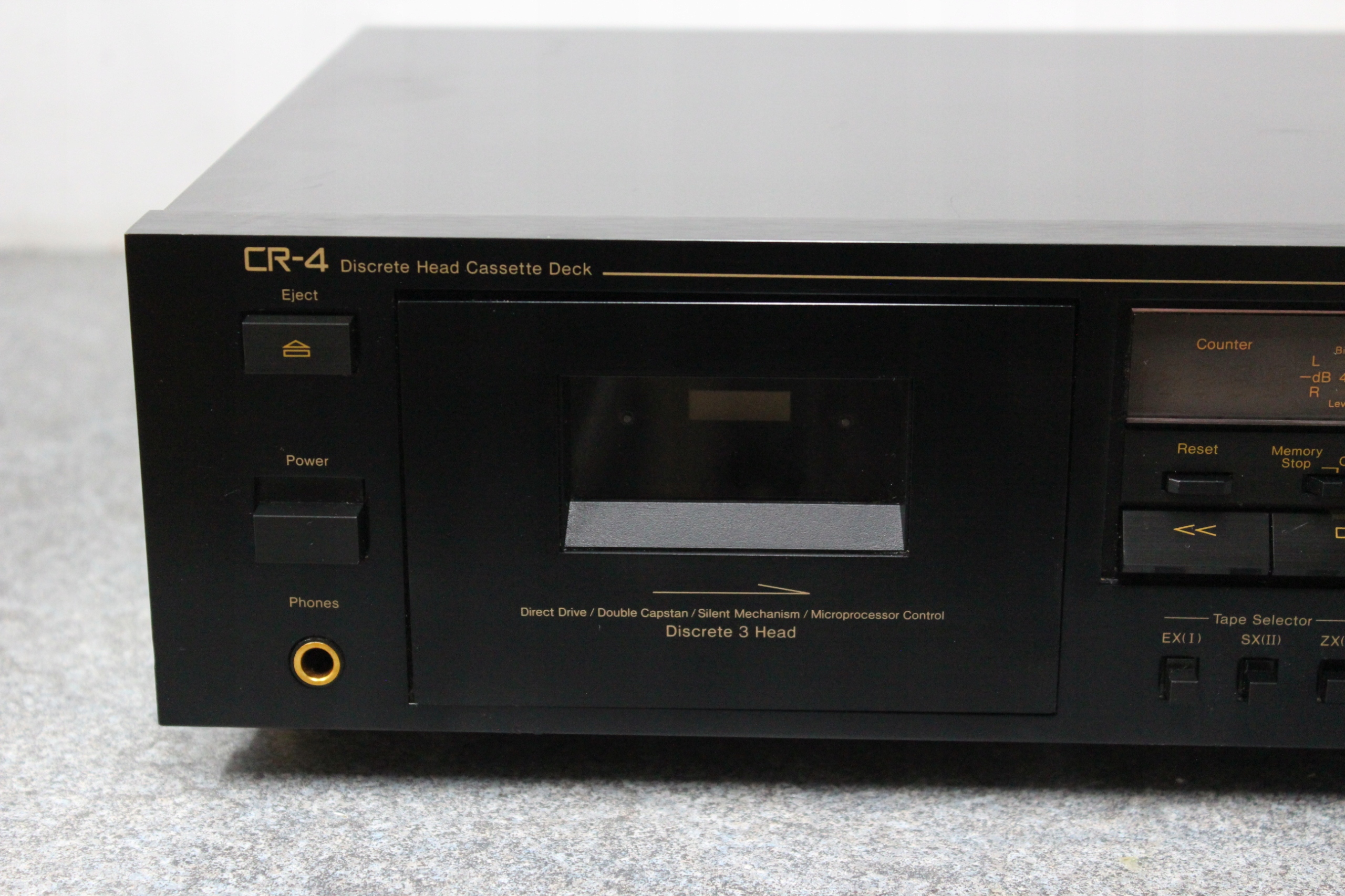 Magnetofon kasetowy Nakamichi MAGNETOFON NAKAMICHI CR-4E czarny Model MAGNETOFON NAKAMICHI CR-4E