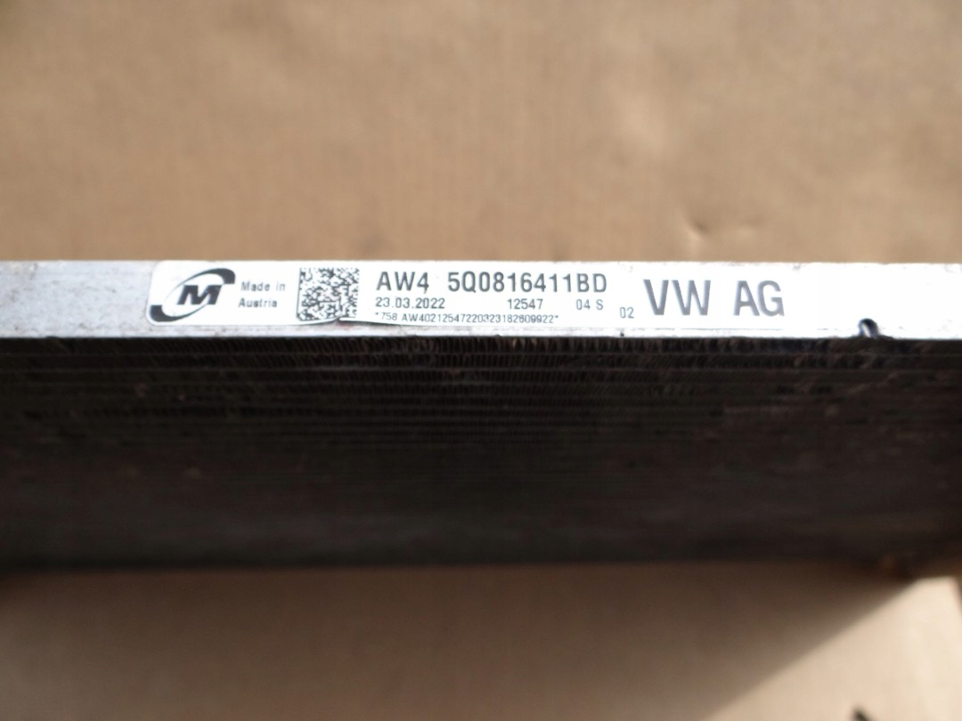 Radiateur climatisation VW SEAT SKODA 5Q0816411BD