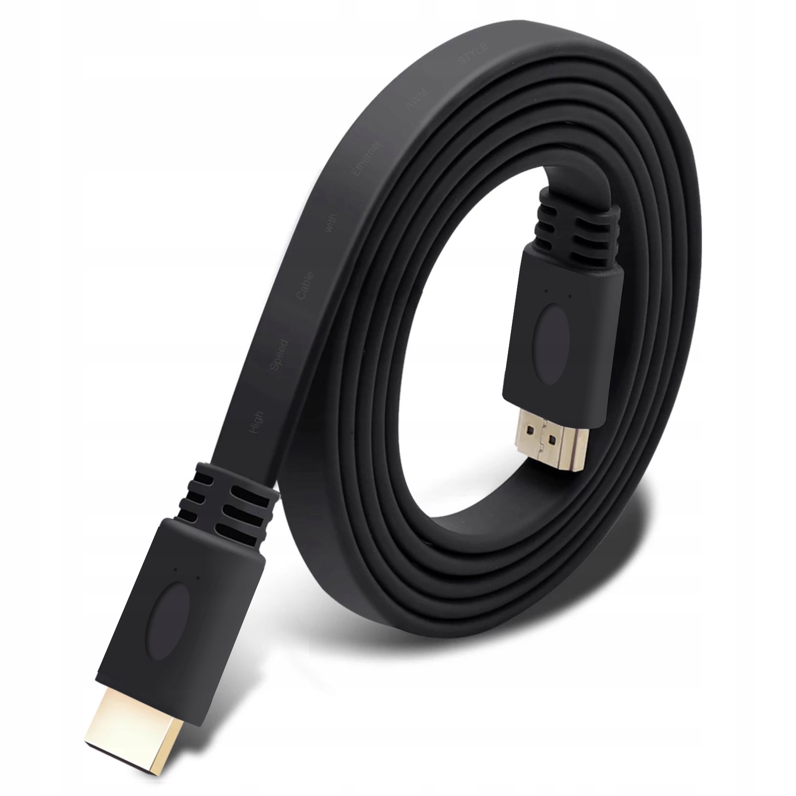

Kabel Hdmi-hdmi 3D 4K full Hd v1.4b 0,5 m płaski
