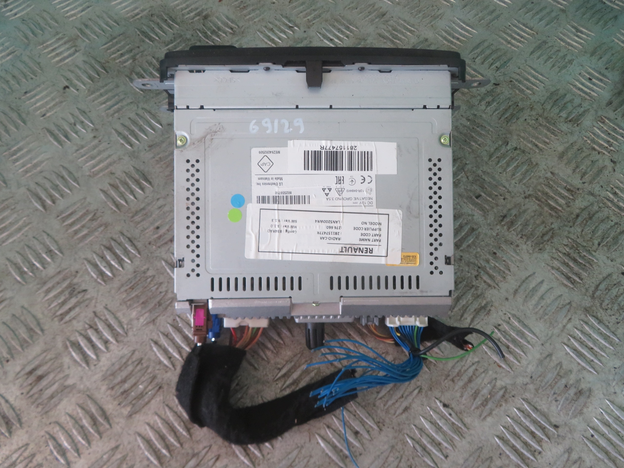 RADIO RENAULT MASTER OPEL MOVANO 19R 281157477R