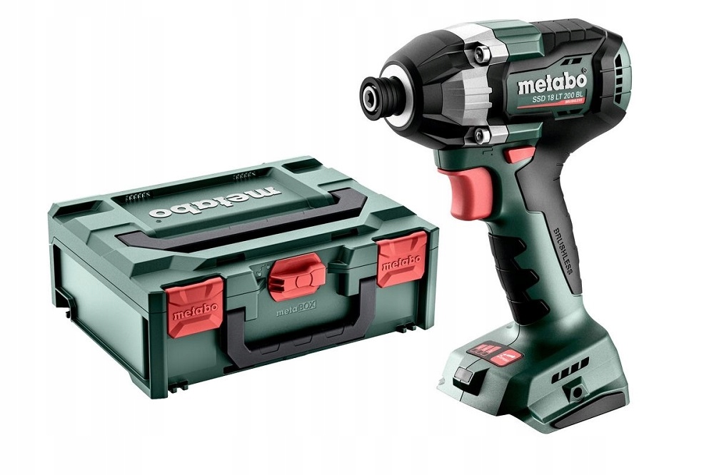 Metabo Zakrętarka Udarowa Ssd 18 Lt 200 Bl Metabox