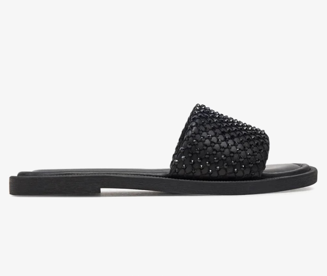 Tamaris Žabky 1-27125-42 Černé lesklé každodenní vel. 37