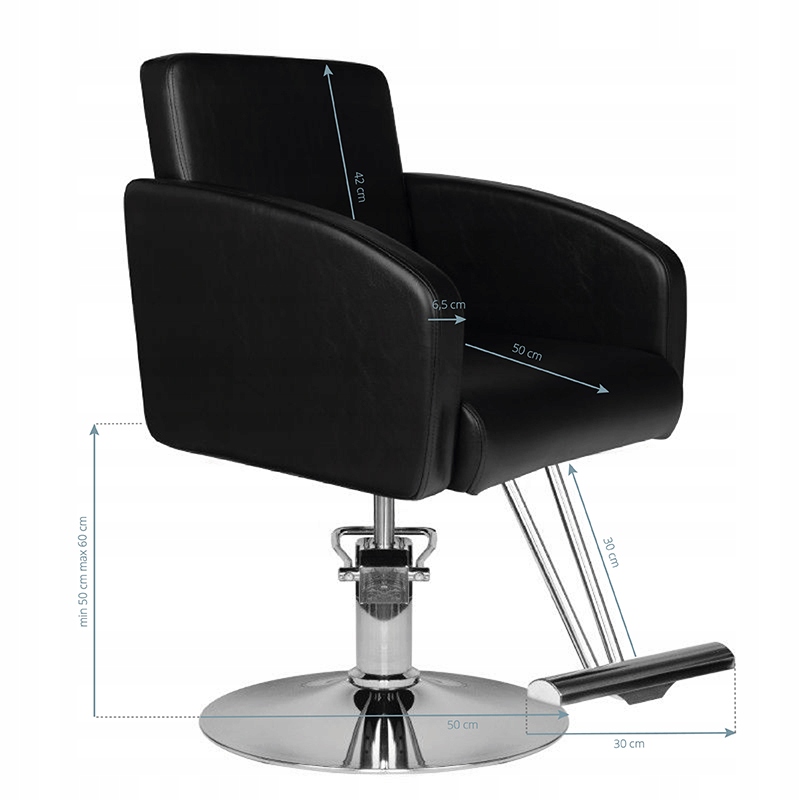 Kadeřnické křeslo Activeshop AC126388 umělá kůže, vícebarevné