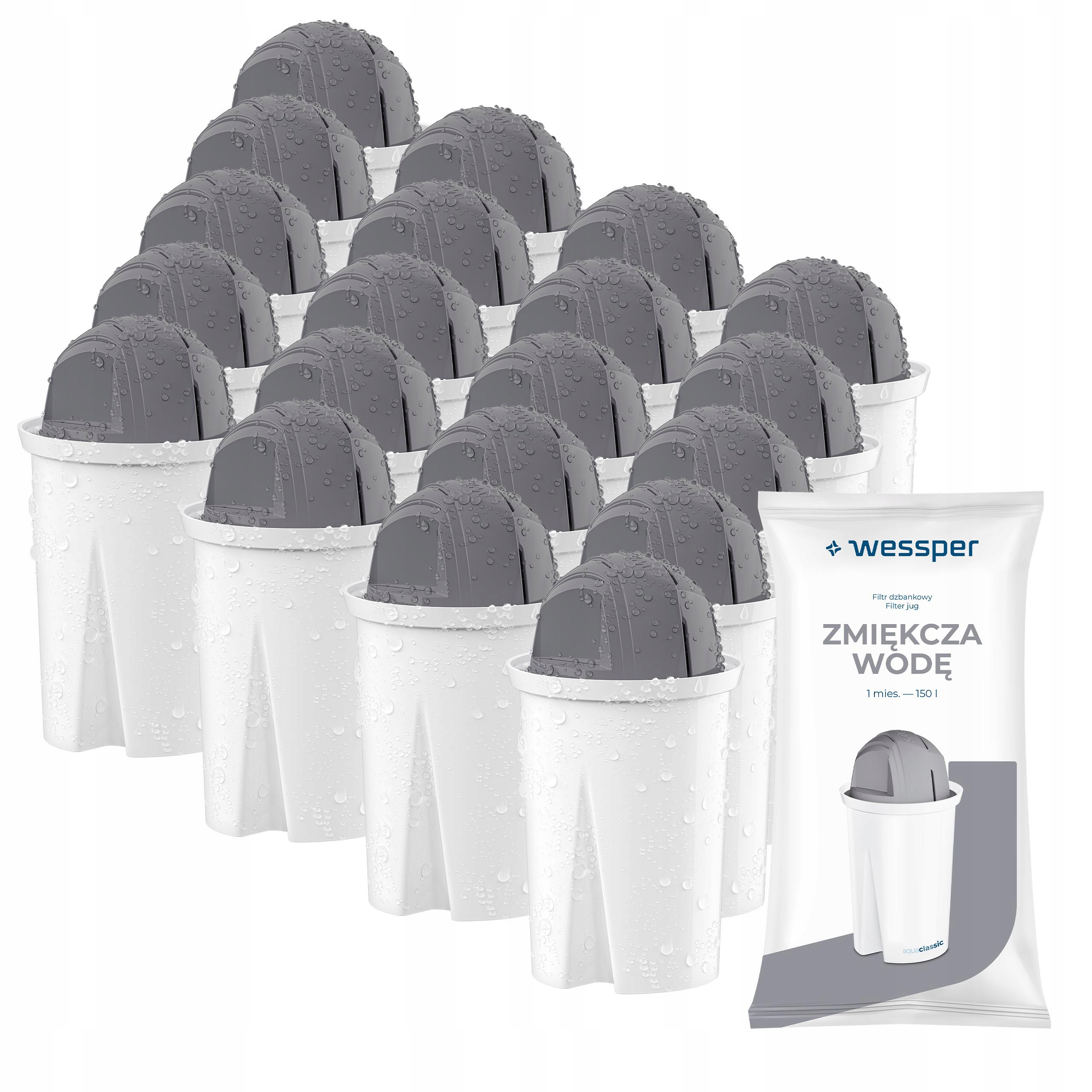 Filtr Wessper Protect pro konvice Aquaphor Dafi náhradní tvrdá voda 20x