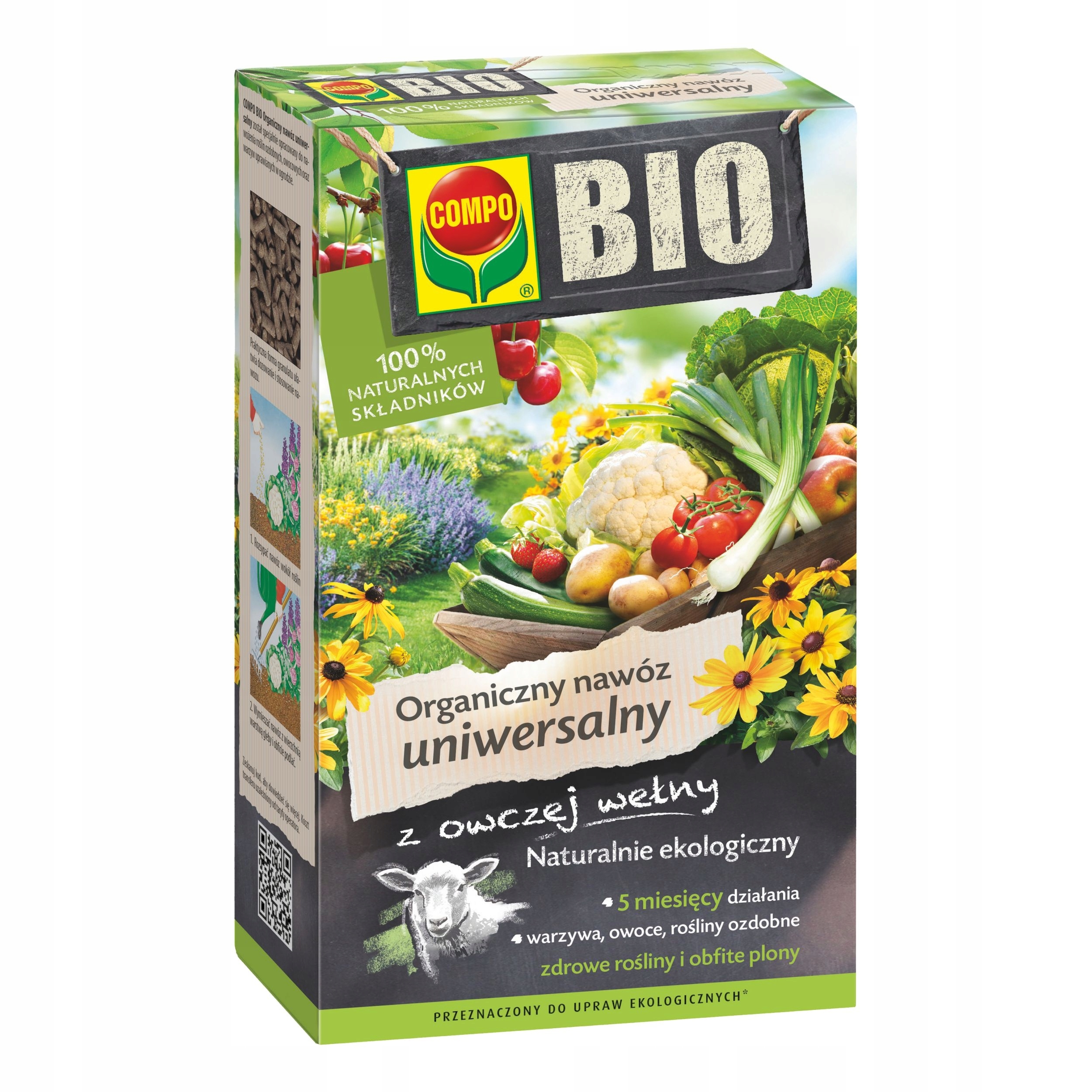 

Nawóz ekologiczny uniwersalny Compo 100% Bio Eko