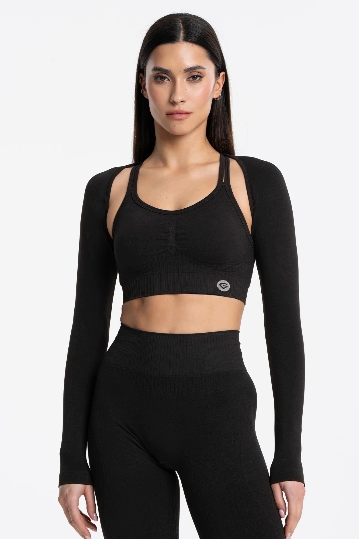 Gym Glamour Bezešvé bolerko black vel. Xs