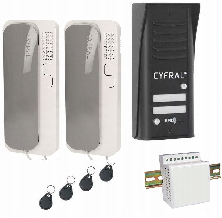 

Domofon Cyfral Cosmo Breloki 2 Rodzinny 2x Unifon