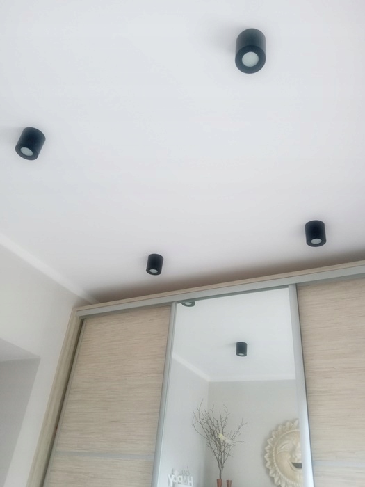 OPRAWA NATYNKOWA HALOGENOWA LED SUFITOWA GU10 TUBA CZARNA RAFIPOLED Marka RAFIPOLED