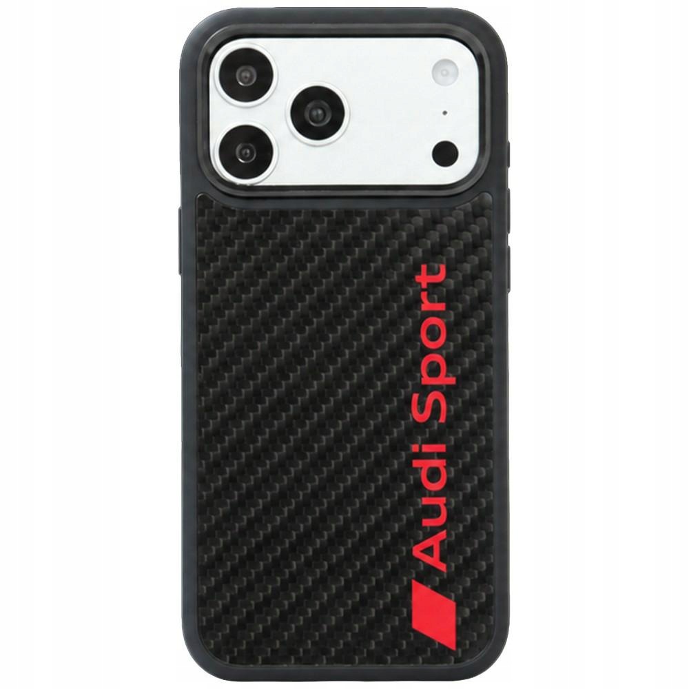 Pouzdro Audi R8 Carbon Fiber pro iPhone 18 Pro Max 17 Pro Max, černé