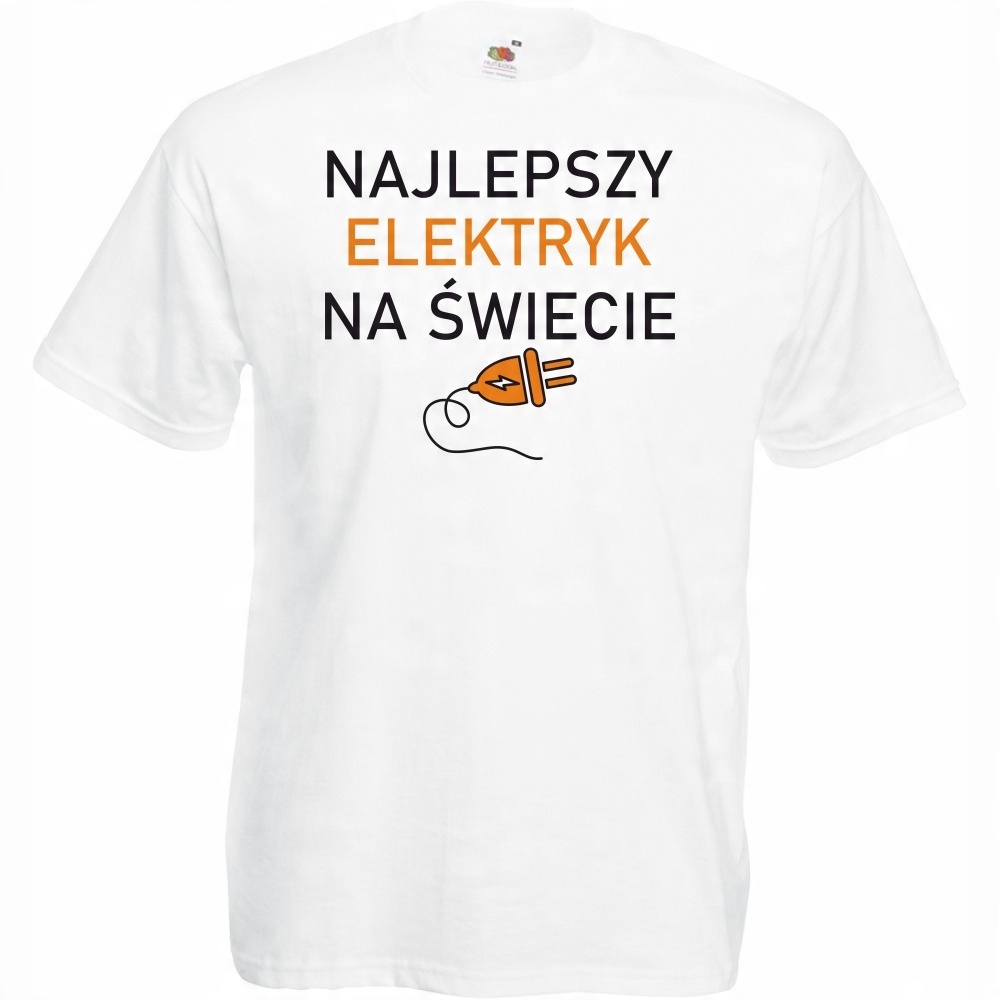 

Koszulka elektryk dla elektryka S biała