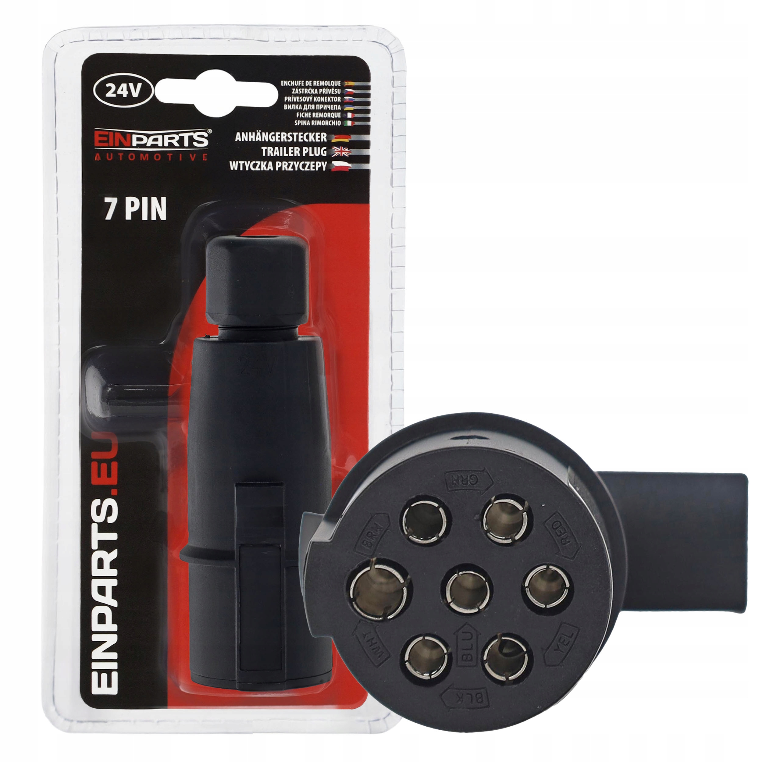 Wtyczka Złącze Do Przyczepy 7-pin Typu N 24V Einparts