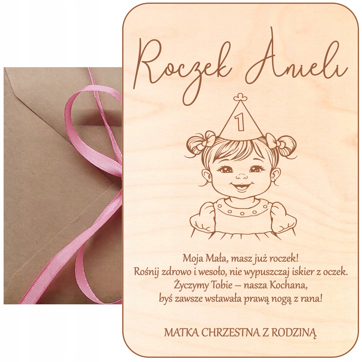 Dřevěná Cedulka Narozeninový Dárek K Ročníku Pro Dívku