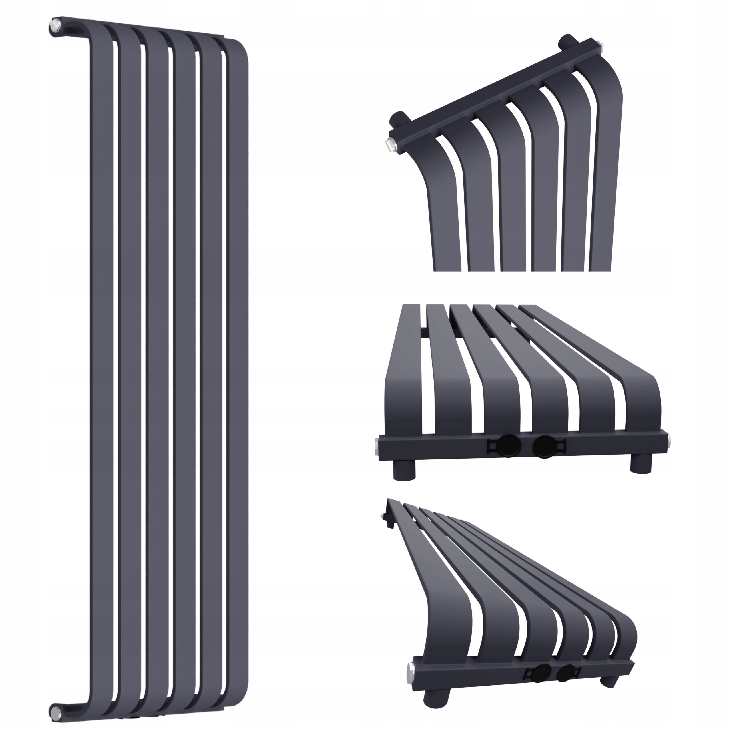 Dekorativní radiátor Amari 120x39 Grafitový