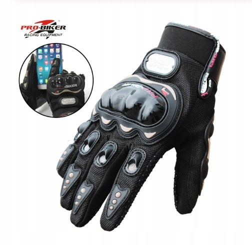 RĘKAWICE MOTOCYKLOWE PRO-BIKER KOLORY NA DOTYK L Numer katalogowy producenta PRO-BIKER
