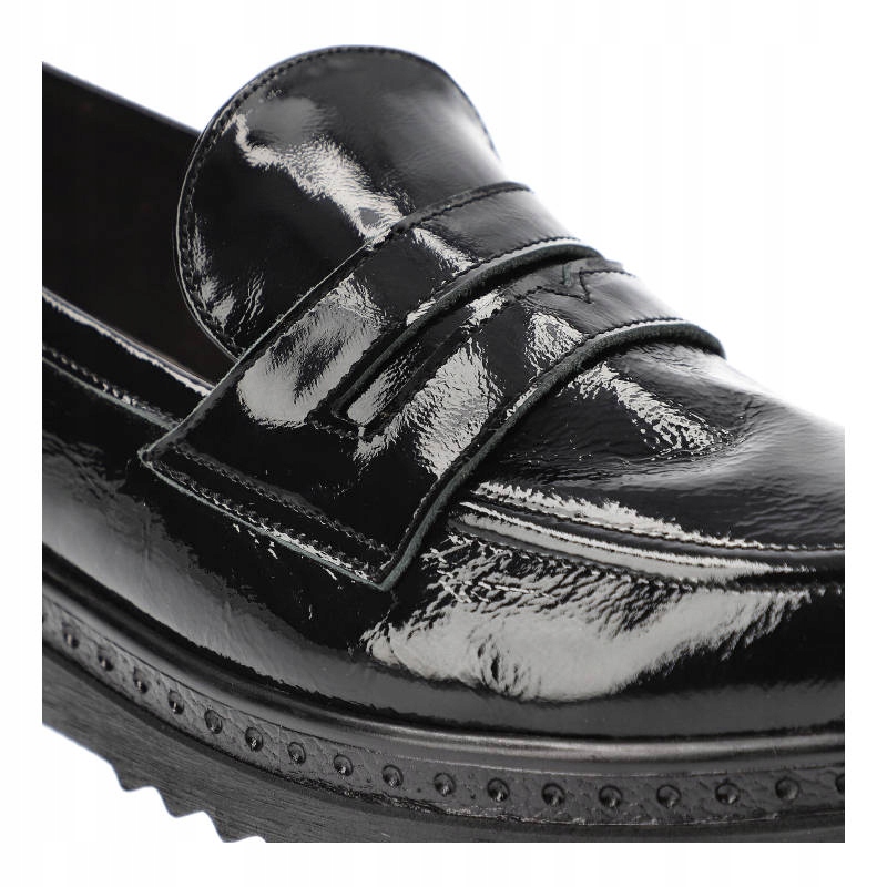 Czarne Półbuty Armodo Wygodne Skórzane Buty Rozmiar 40