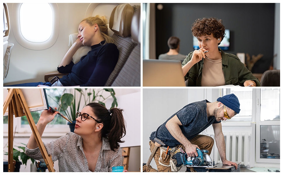 ZATYCZKI DO USZU STOPERY DOUSZNE DO SPANIA WKŁADKI Marka inna