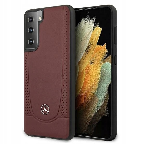 Etui Mercedes Urban Line na Samsung Galaxy S21+ czerwone