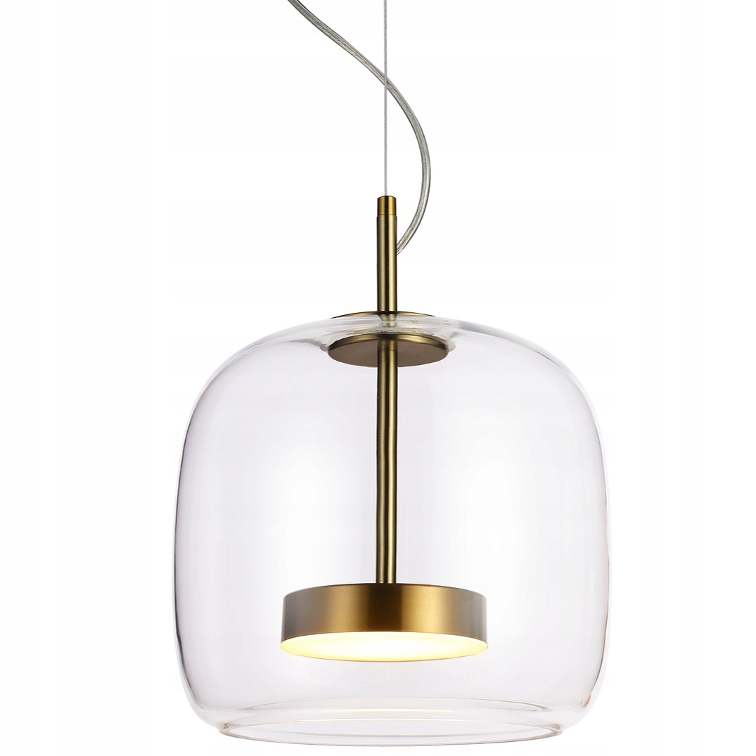 Led zlatá závesná stropná lampa do obývacej izby, spálne, predsiene Caste