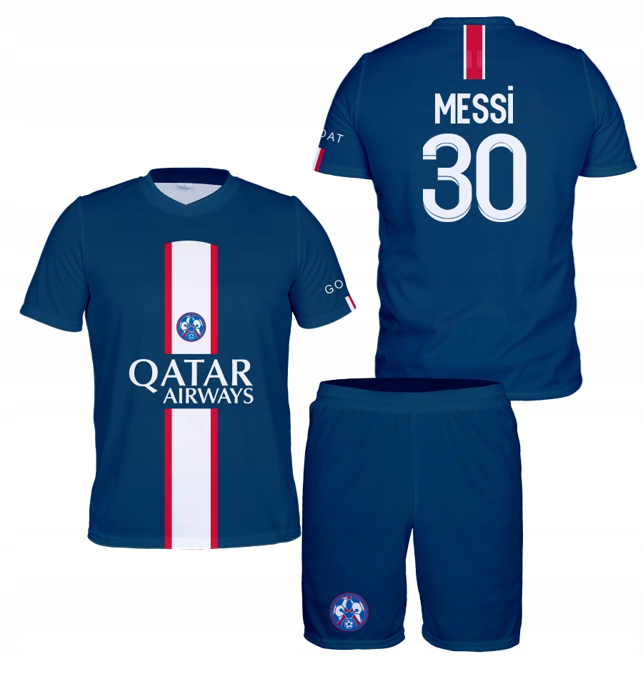 

Messi Paryż strój komplet rozm. 140