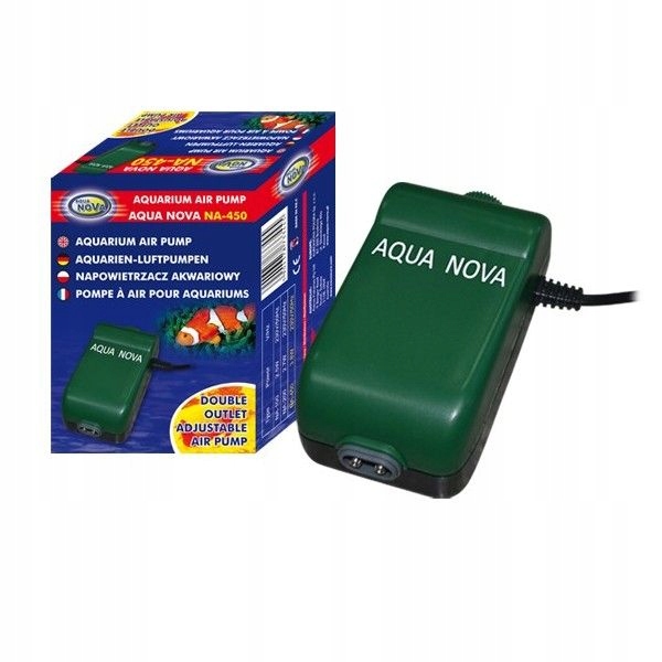 

Pompka napowietrzająca do akwarium 450l/h NA-450